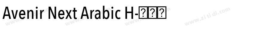 Avenir Next Arabic H字体转换